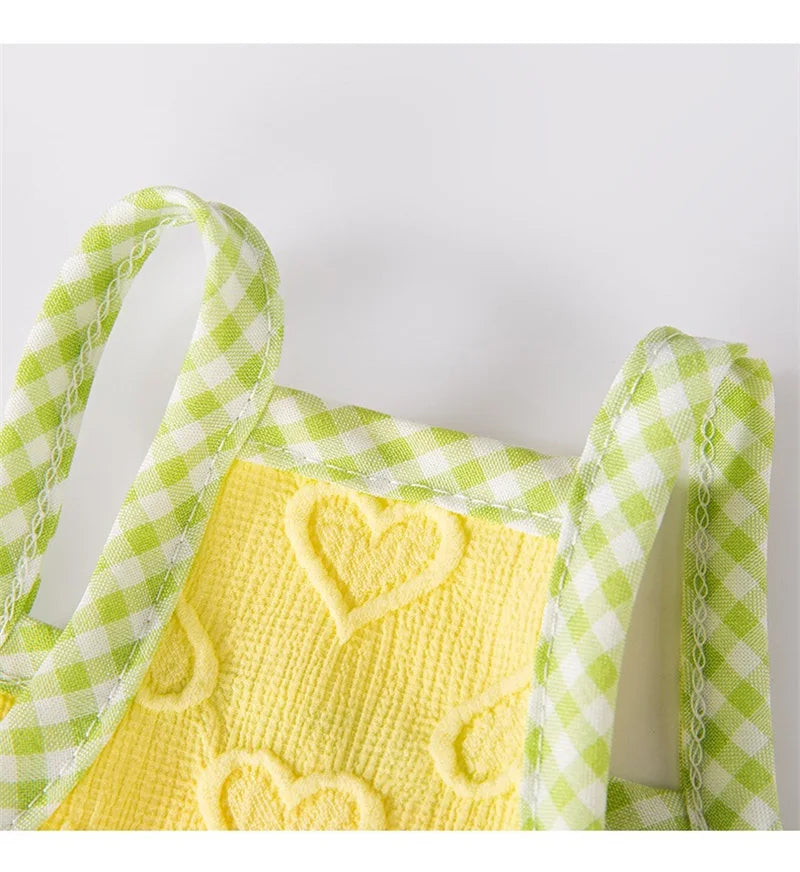 Sweetheart Bow Tie Hairpin Pet Dog Clothes Countryside Leisure Summer Vest for Small Puppy Soft Cotton Chihuahua Cat Clothing