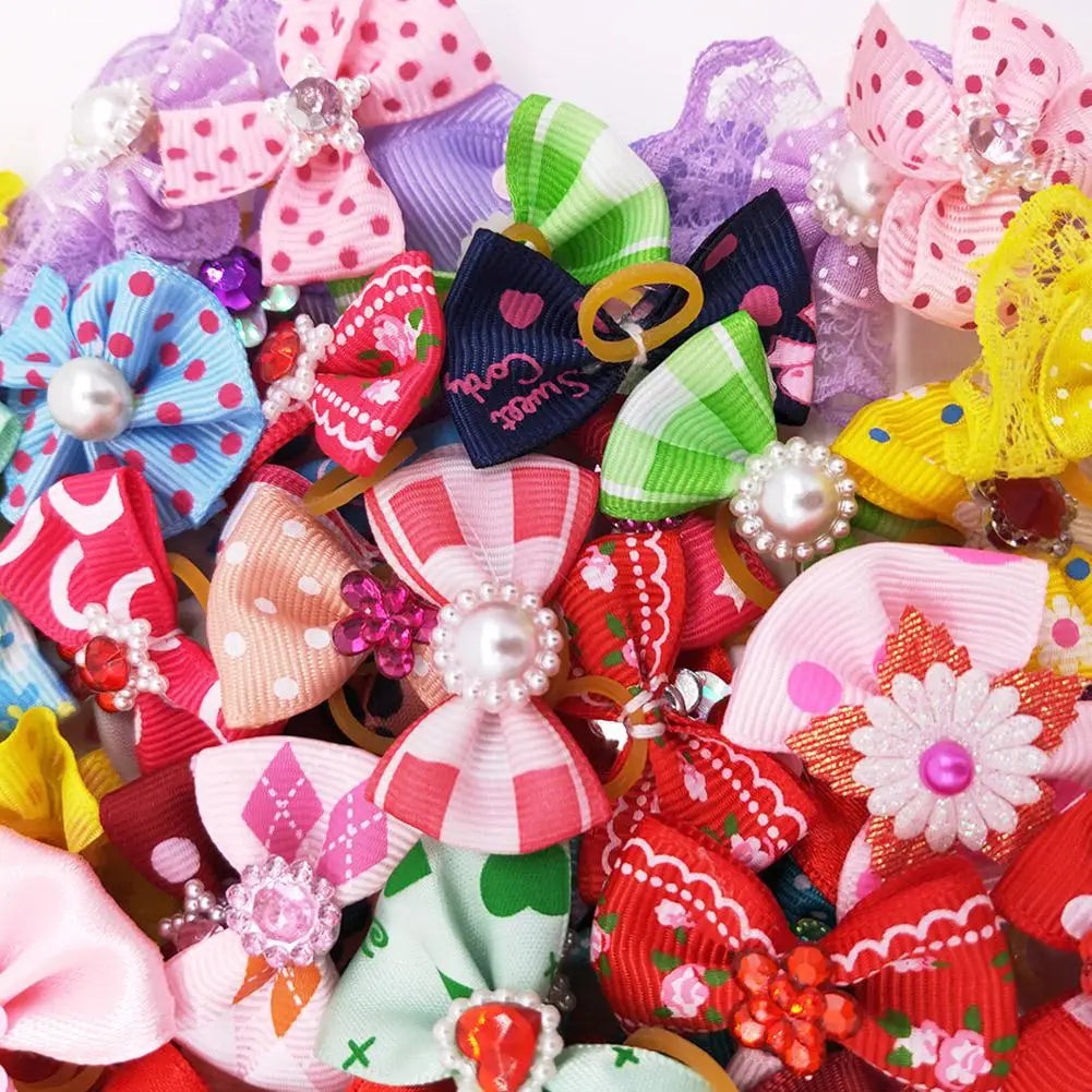 Pet Hair Accessories Bow Headdress Headband Cat Accessories Creative Princess Style Headdress Dress Up Dog Hair Clip Accessories