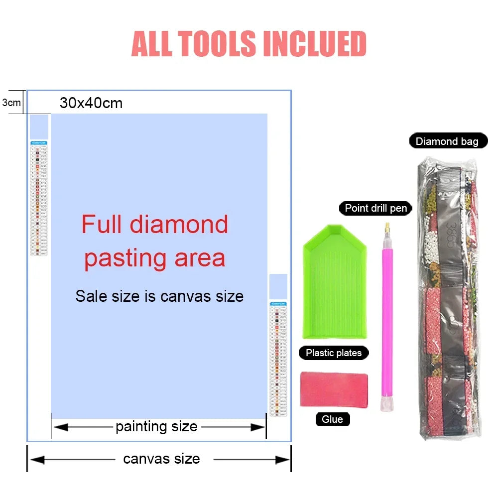 Tarot Cards Cat 5D Diamond Painting Cute Raccoon Full Diamond Cross Stitch Cartoon Animal Embroidery Mosaic Art Home Decoration