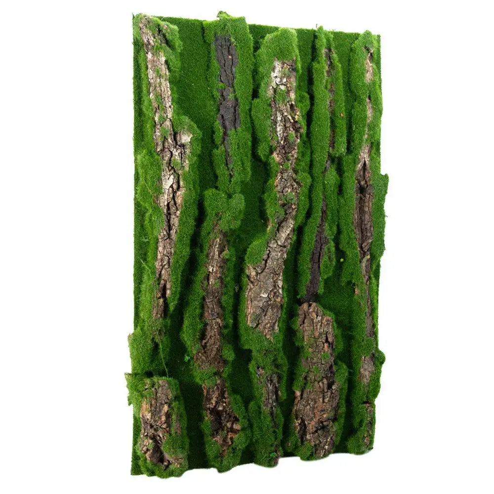 Reptile Cork Terrarium Background Lizard Habitat Decorations Bark Backdrop Reptile Habitat Decor With Artificial Moss for Gecko