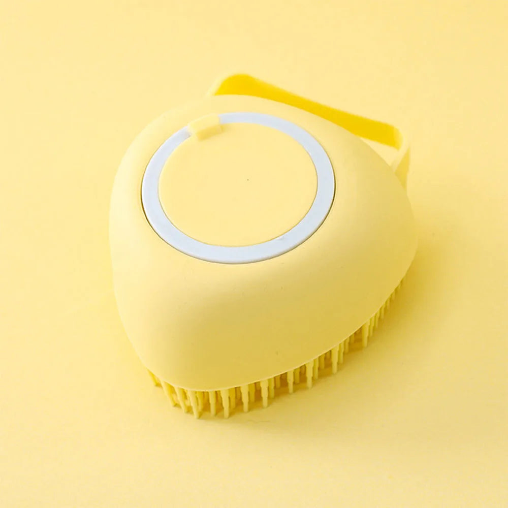 Pet Bath Brush Comfortable Super Soft Silicone Shampoo Massager Brush Comb for Dogs Cats Bathroom Dog Bath Brush Massage Gloves