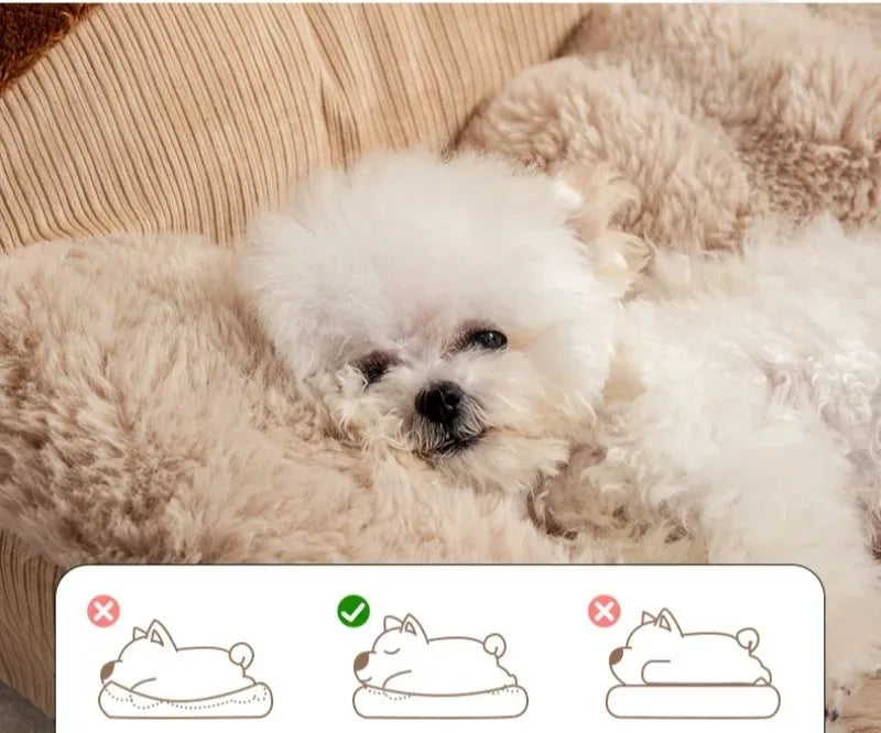 Dog Bed Large Dog Sofa Big Pet Beds Dogs Baskets Supplies Mat Small Breeds Fluffy Medium Cushion Kennel Puppy Accessories
