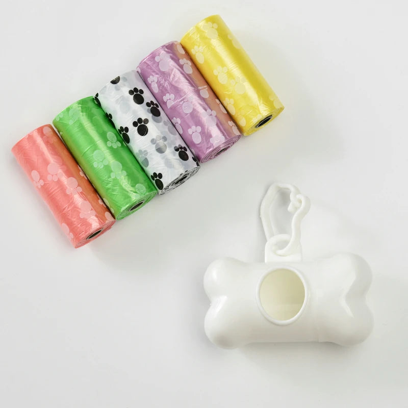 Useful Pet Poop Bag Set Multipurpose Carrier Garbage Clean Dispenser Box Dog Waste Poop Bag Dog Accessories Mascota Pet Supplies