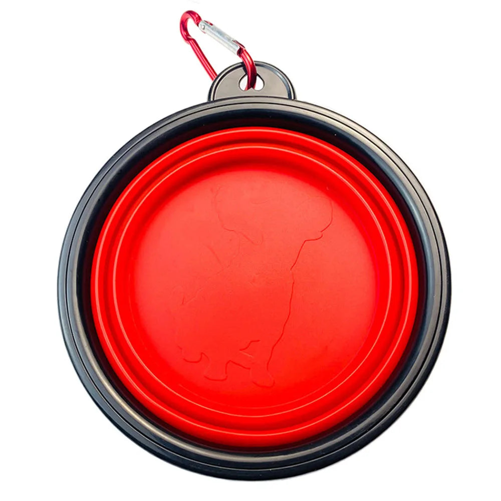 Collapsible Dog Bowls Portable Travel Dog Bowls Expandable for Cat Dog Water Bowl Food Feeding Dish Silicone Pet Bowl 350/1000ml