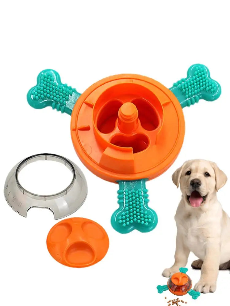 Dog Treat Dispenser Ball Toy Pet Ball Dispenser Funny Leaking Food Cat Interactive Toy Dogs Puppies Food Dispenser Slow Feeder