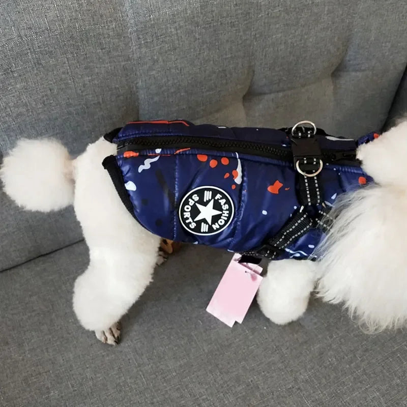 2023 Hot Winter Pet Dog Jacket Coat Thickening Warm Puppy Dog Clothes With Hood For Chihuahua Poodle Bichon