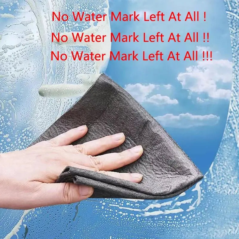 Thickened Aquarium Magic Cleaning Cloth No Watermark Glass Wiping Cloth Reusable Window Glass Cleaning Cloth rag Kitchen New