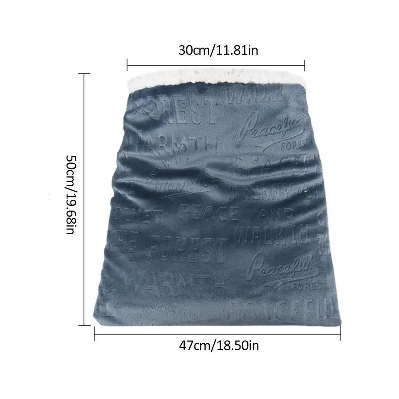 New Cat Bed Soft Plush Warm Cat Sleeping Bag Deep Sleep Cave Winter Removable Pet House Bed For Cats Puppy Kitten Nest Cushion