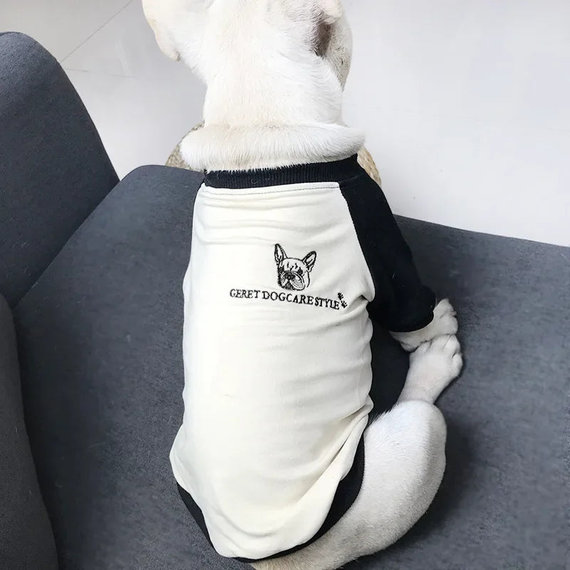 2022 Spring and Autumn New Style Pet Parent-child Clothing Bichon Cat Clothes Embroidered Dog Costumes