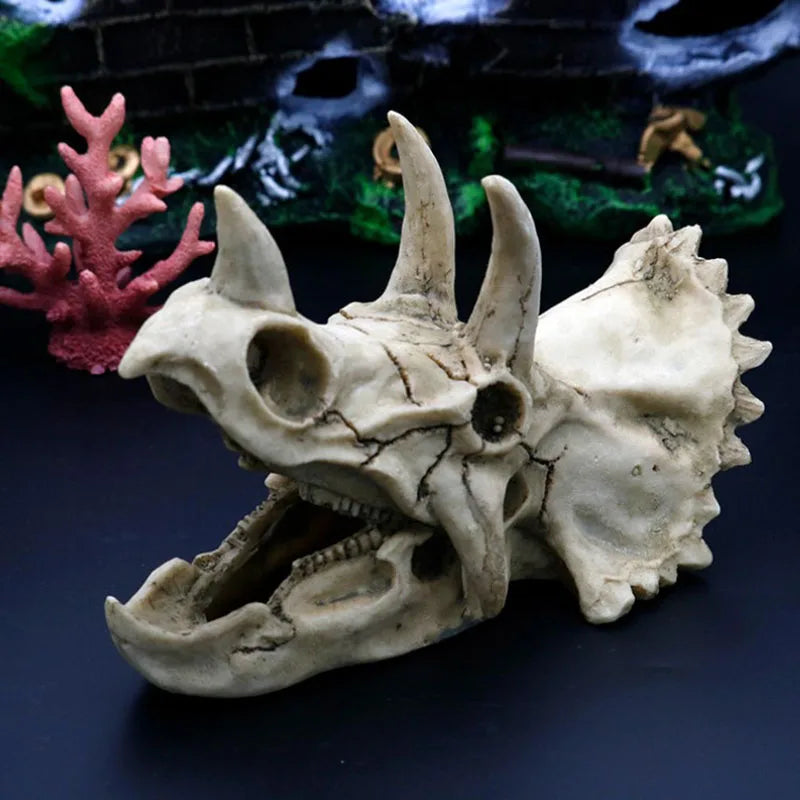 1pcs Aquarium Decorations Resin Fossil Artificial Fish Tank Ornament Shrimps Small Fish Reptile Aquarium Shelter Landscape Decor
