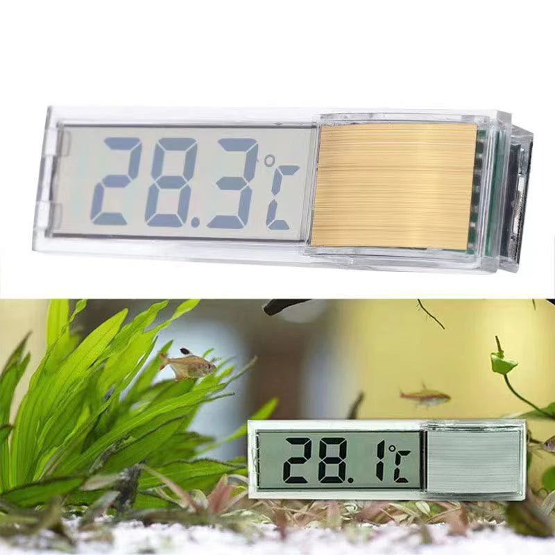 LCD Aquarium Thermometer Digital Electronic Temperature Measurement Fish Tank Temp Meter Aquarium Thermometer Accessories