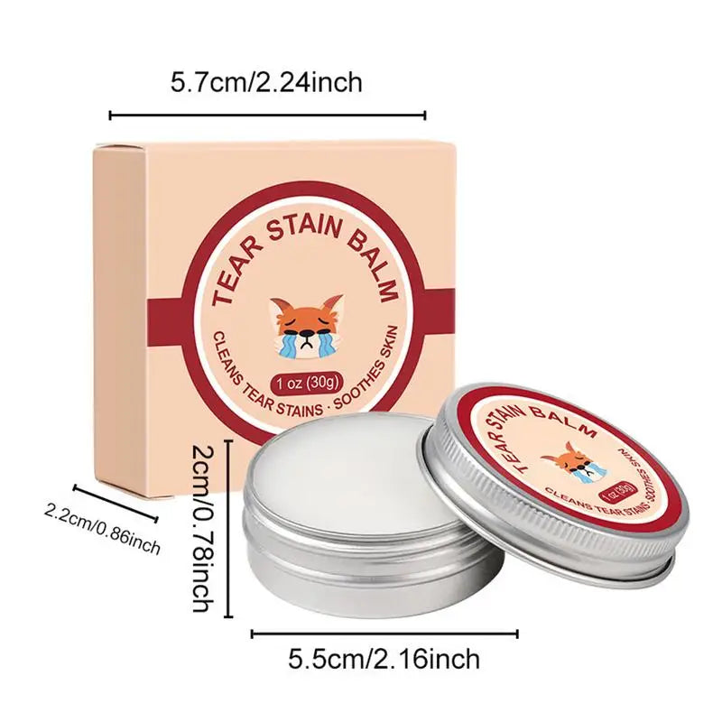 30g Pet Tear Stain Remover Cat Dog Eye Cleaner Cream Pet Eye Stain Cleaner Ointment Natural Tear Stain Remover Pet cleaning tool