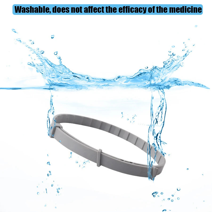 Pet deworming collar, adjustable collar for dogs and cats, anti lice, fleas, ticks, pet collar supplies