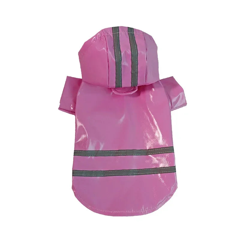 Dog Coat Waterproof PU Dog Raincoat for Small Dogs Cats Reflective Puppy Raincape Chihuahua Yorkies Pet Poncho dog raincoat