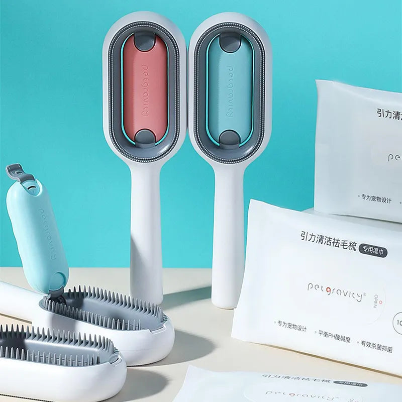 Double-Sided Fur Removal Brush