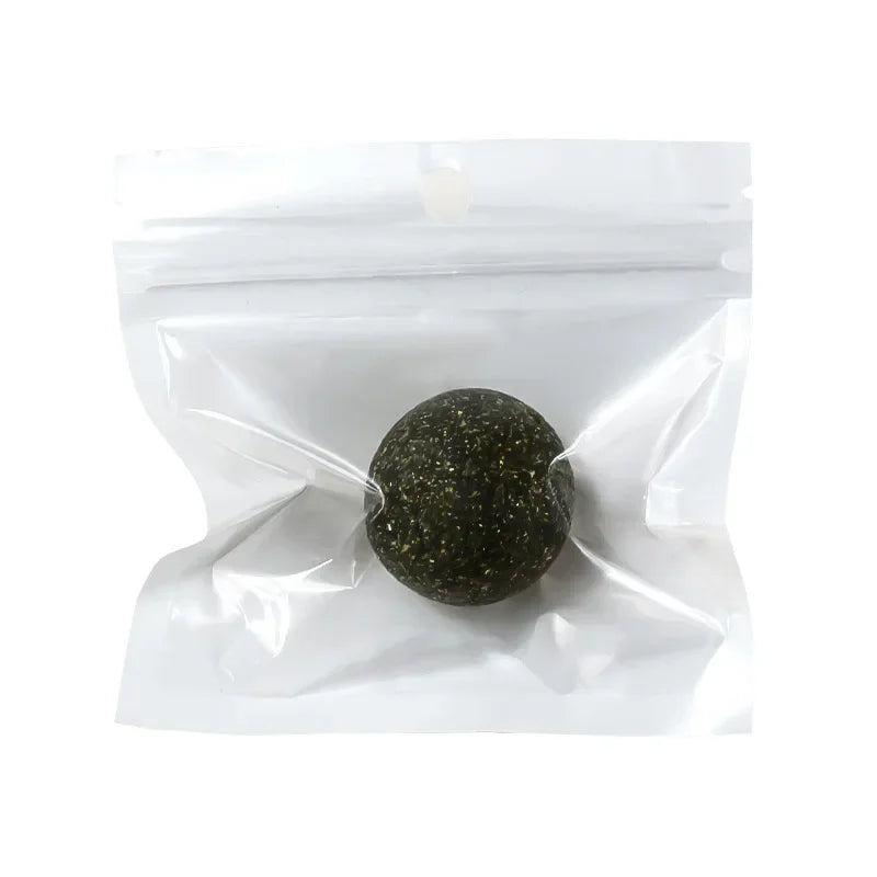 Natural Catnip Cats Wall Stick-on Ball Toy Scratchers Treats Healthy Natural Removes Balls to Promote Digestion Cat Grass Snack