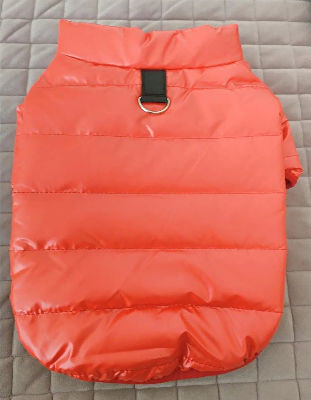 Puppy Pet Dog Clothes Outdoor Windproof Waterproof Leather Dog Coat Winter Warm Padded Jacket for Dogs and Cats in Cold Weather