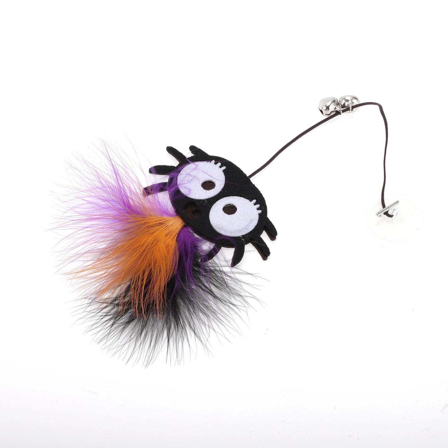 UXCELL 1 Pc Fashion Funny Cat Playing Rod Portable Spider Moon Halloween Toys Cat Playing Rod for Indoor