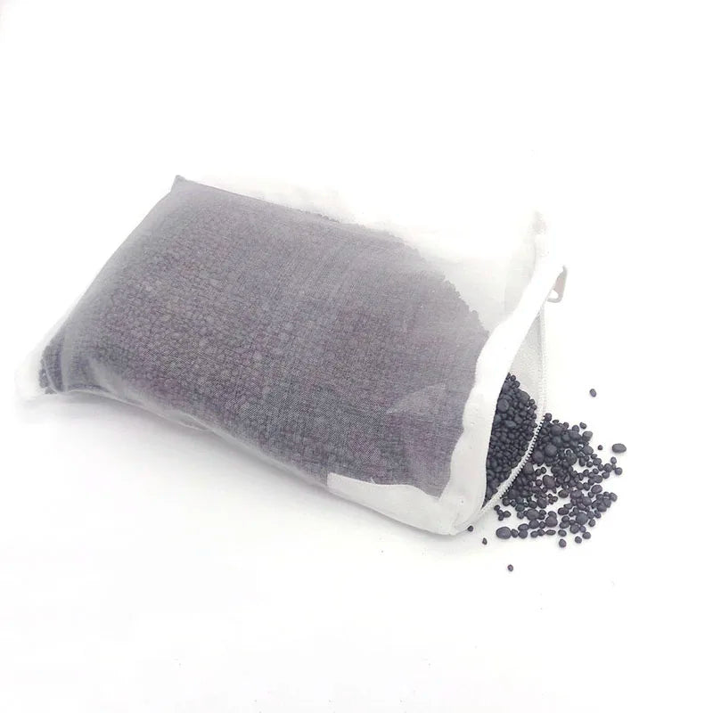 5Pcs Black/White Filter Mesh Bag Aquarium Pond For Bio Ball Carbon Media Ammonia Fish Tank Isolation Bag Accessories