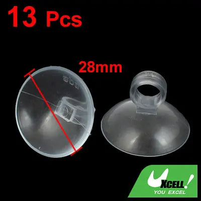 7 Pcs Universal 10mm Air Line Tubing Holder Suction Cups Clear for Aquarium Fish Tank Fish Pet Supplies Parts