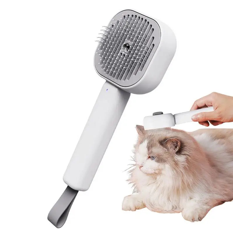 Steamy Pet Brush Rechargeable Cat Grooming Brushes Pet Water Combs Cat Hair Remover Cat Cleaning Massage Brush for Puppy  Kitten