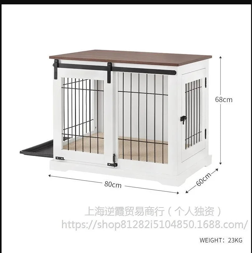 Unipaws sliding door cage high-end furniture wind pet cage medium and large dog house