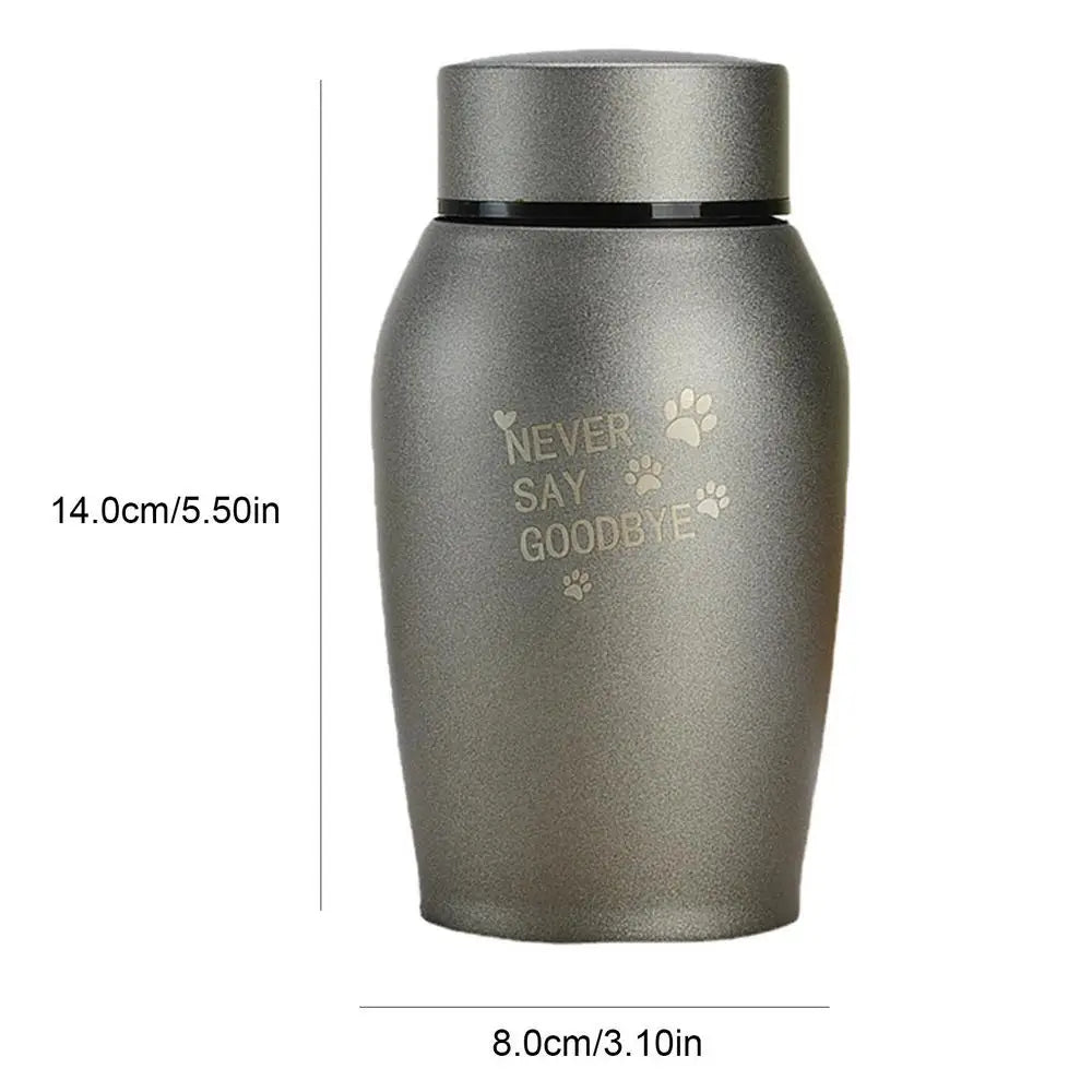 Keepsake Cremation Urns Metal Memorial Pet Jar Cat Dog Cremation Cremation Funeral Sealed Urn For Pet Cats Dogs Ashes