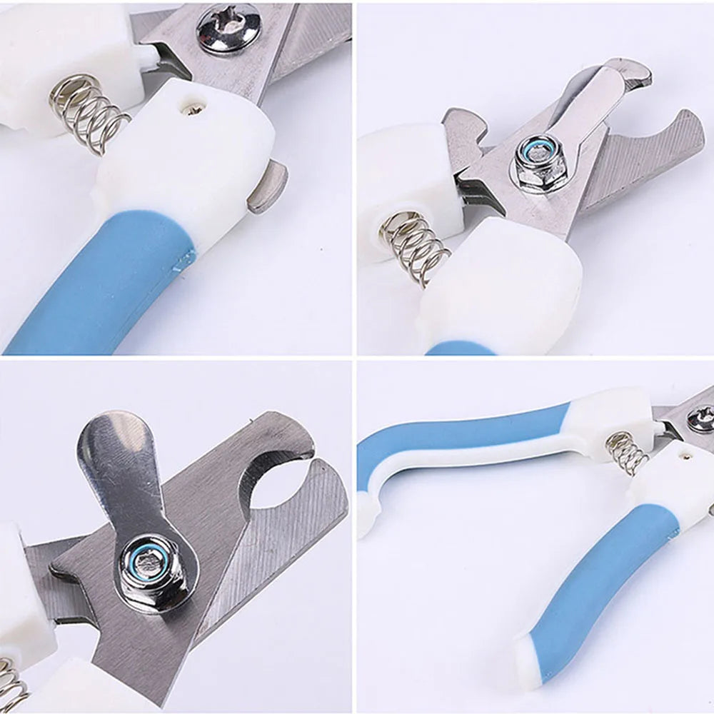 Dog Nail Clippers & Cat Nail Clipper for Small Large Pets Stainless Steel Nailclippers with Safety Guard to Prevent Over-Cutting