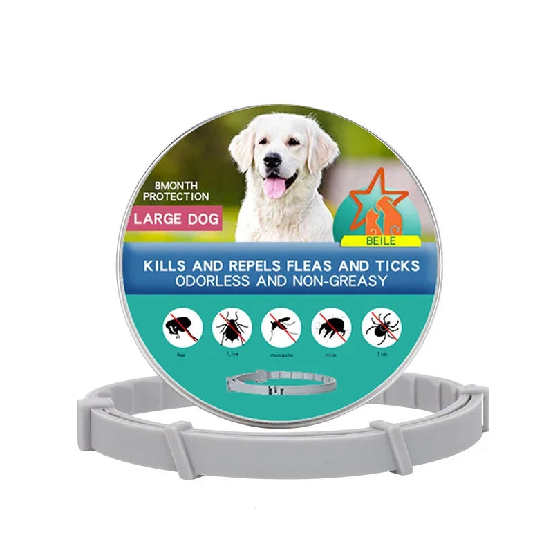 38/70CM Pet Anti Flea Ticks Antiparasitic Dog Cats Collar Protection Retractable Comfortable Breakaway Collars Kittens Large Dog