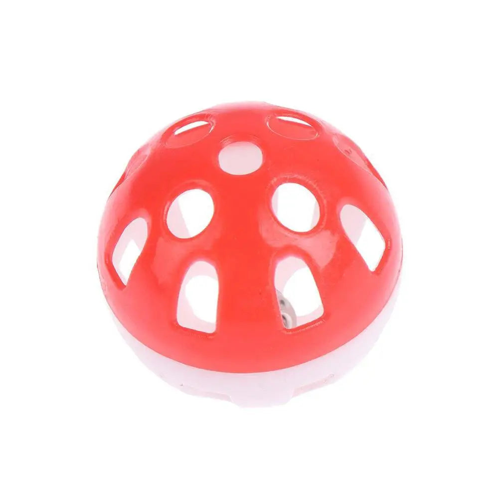 Pet Toys Colorful Kitten Toy Ball Plastic Hollow Bell Ball Interactive Ball Fun Training Chasing Cats And Dogs Pet Ball Pet Toy