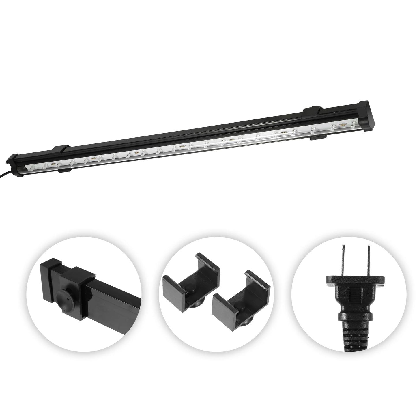 UXCELL 76.5-116CM Aquarium LED Light Full Spectrum Fish Tank 27-36 Light Beads Decor Colorful Lighting Lamp Plant Grow Tools
