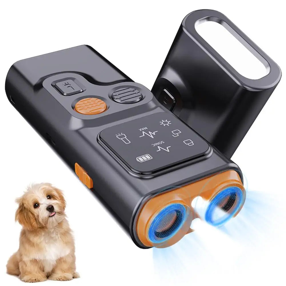 Dog Repeller Tools High-power Dog Anti Bark Deterrent LED 3 Trainer With Control 1 In Handheld Bark Flashlight Pet Device D N1B9