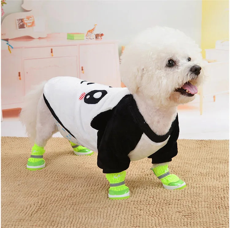 XS-XL Cute Winter Small Dog Cat Warm Vest Fleece Cartoon Printed Puppy Pet Cat Dog Clothes for Small Medium Dog Hoodie Chihuahua