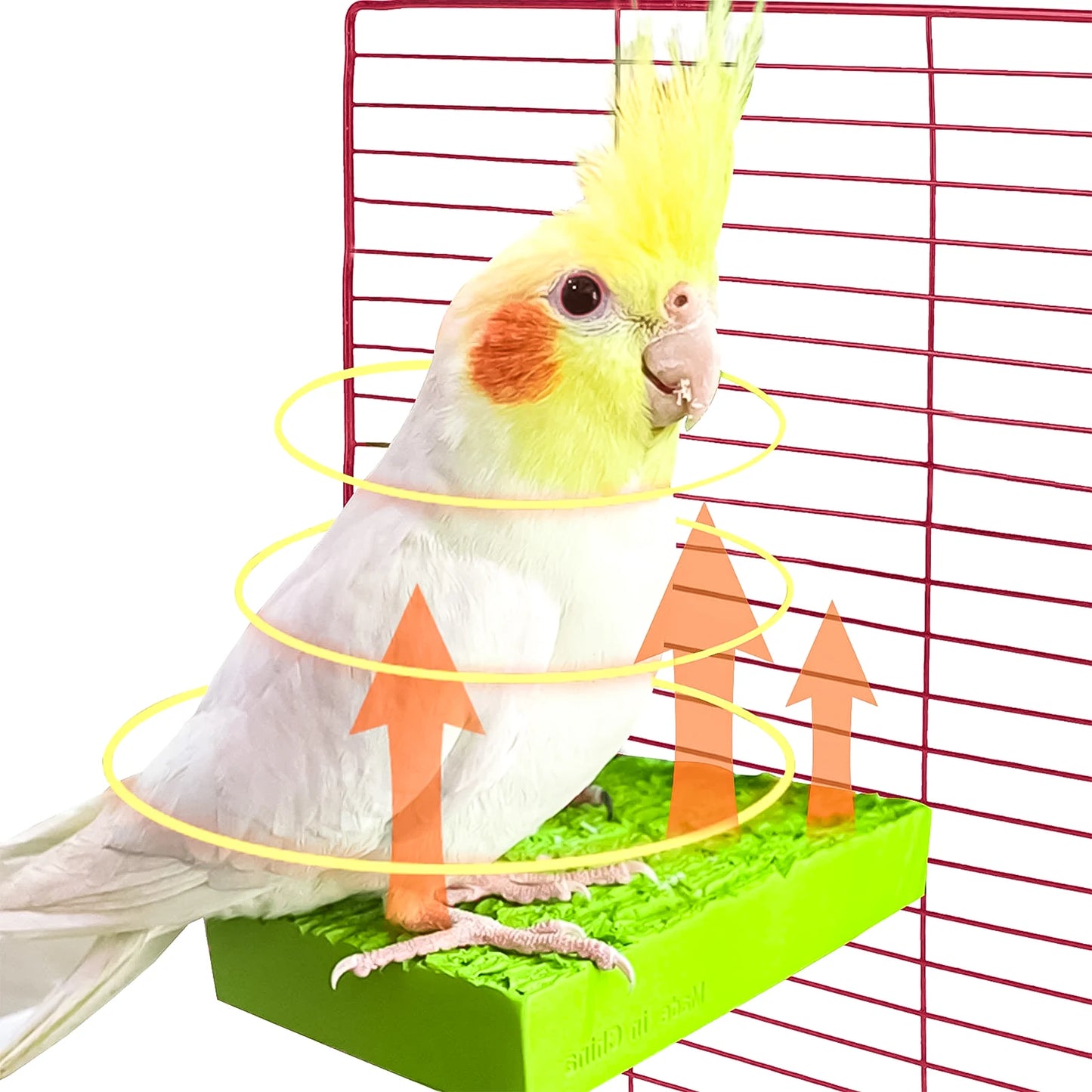 5W Bird Perches Heating Bird Perch Platform Safe Bird Perch Standing Warmer Pet Heated Toy For Birds Parrot Hamsters Chinchillas
