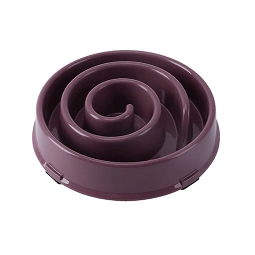 Slow Feeder Dog Bowls Slow Eating Pet Bowls Puzzle Anti-Gulping Interactive Bloat Durable Preventing Choking Healthy Dogs Bowl