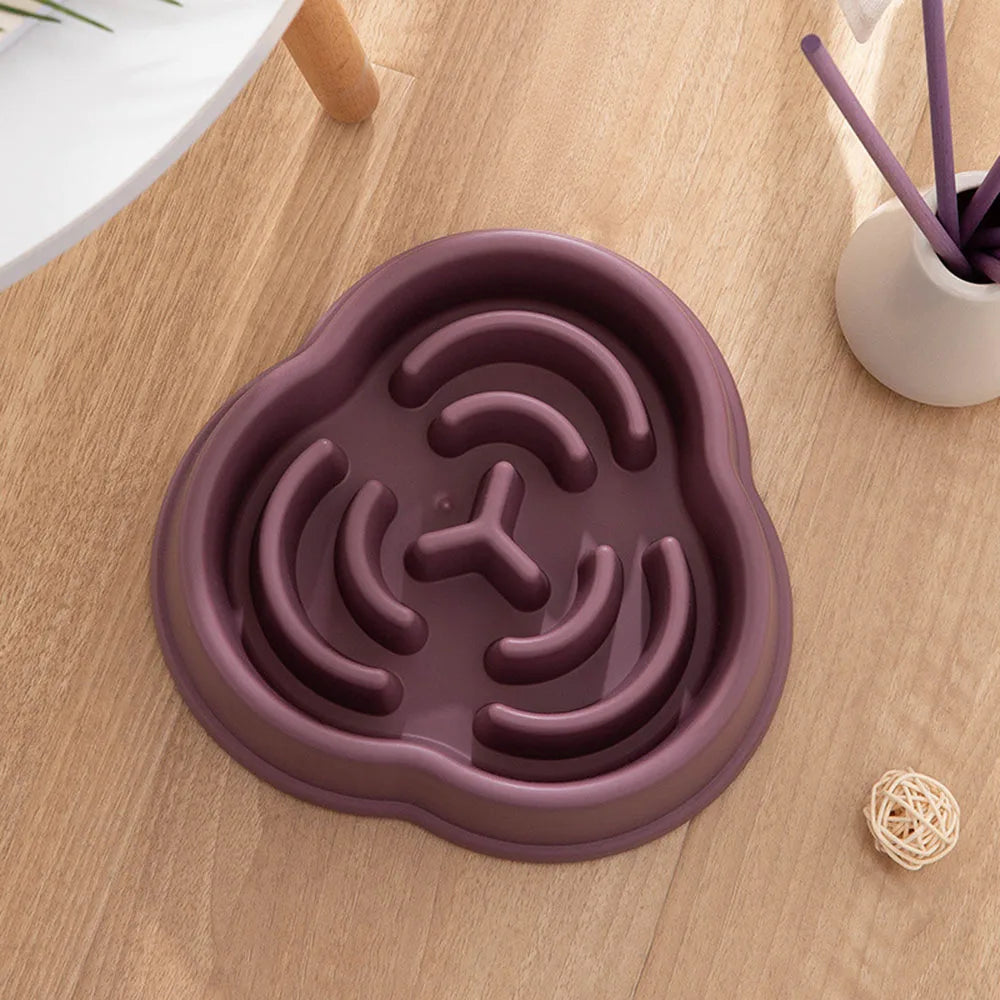 Dog Puppy Slow Feeder Bowl Non Slip Puzzle Bowl Anti-Gulping Dog Slower Food Feeding Dishes Pet Bowl for Large Medium Small Dogs