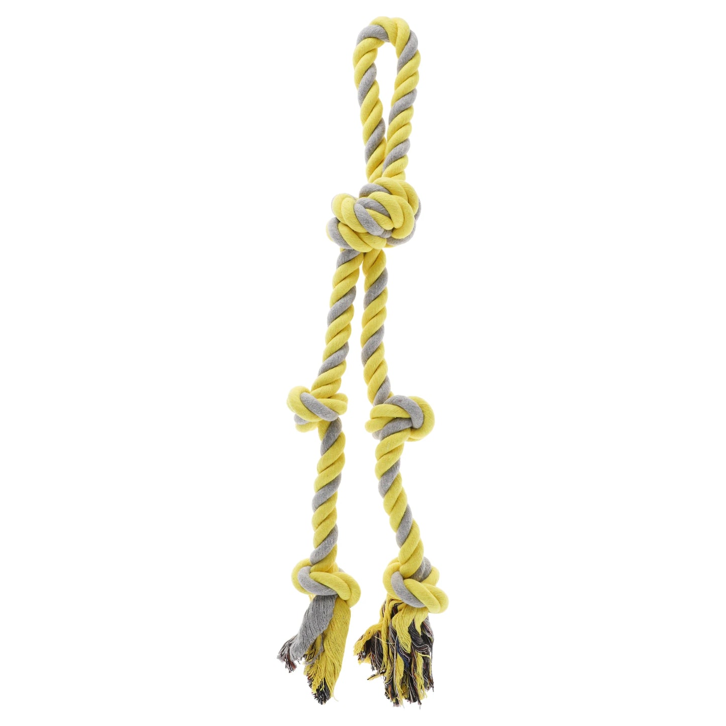 UXCELL Dog Chew Toys Knots Shape Braided Cotton Teeth Cleaning Rope Casual Puppy Bite-resistant Chewing Rope Pet Products