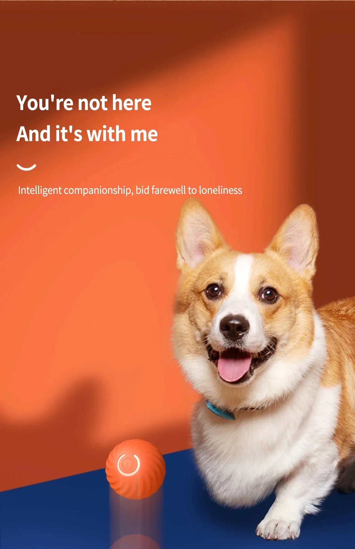 Intelligent dog toy ball automatic electronic interactive training pet toy sports ball rechargeable(including shell replacement)