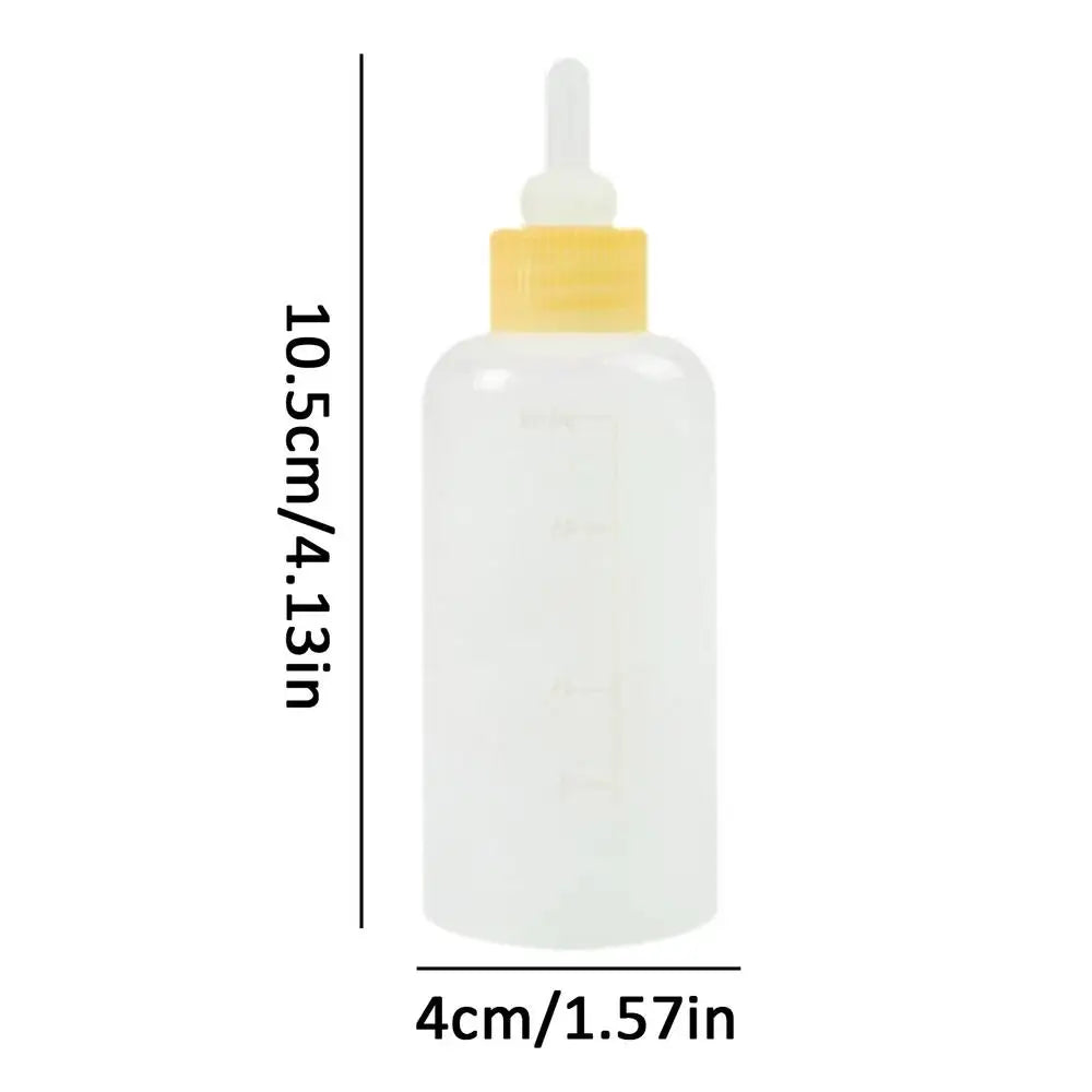 7pcs Puppy Nursing Bottle Kit Feeder Bottle Set for Small Dogs Replacement Feeding Nipples Cleaning Brushes for Puppies Kittens