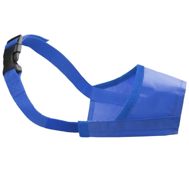 Durable Dog Nylon Muzzle Adjustable Breathable Mouth Muzzle for Dogs Anti Biting Chewing Dog Mouth Mask Pet Training Accessories