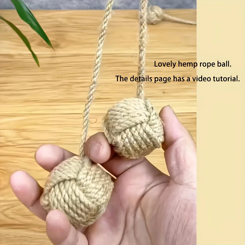4mm/6mm/8mm /10mm Natural Sisal Rope Cat Scratcher Rope Tree Scratching DIY Toy Scratching Post Cat Paw Claw Furniture Protector