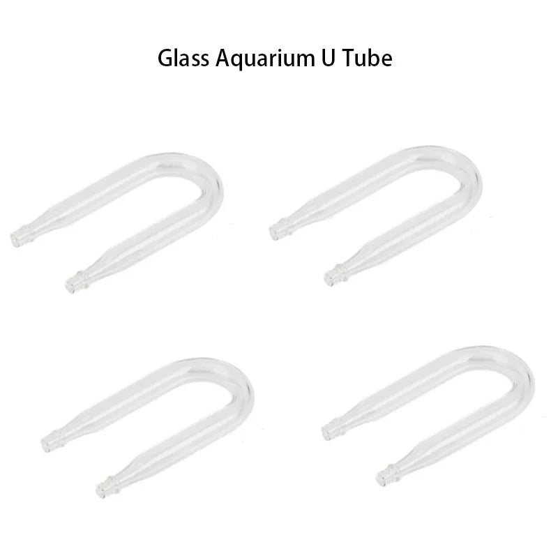 1PCS Durable U Shaped Glass Tube Aquarium CO2 Diffuser Check Valve Fish Tank Tube 3 Sizes U Tube 10mm 15mm 20mm