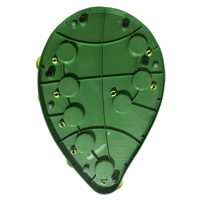 Treat Dispensing Dog Toys Dog Treat Toy Mentally Stimulation Treat Puzzle Green Leaf Shaped Interactive Cat Treat Bowl Pet