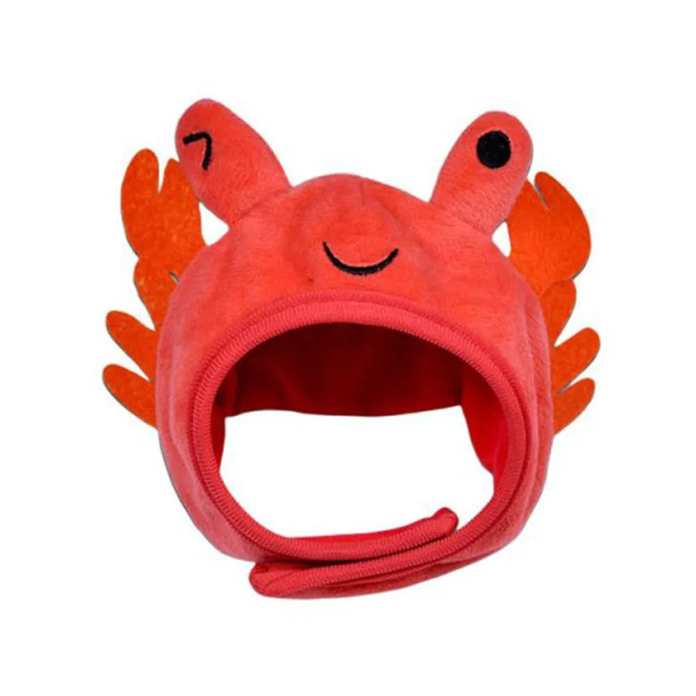 Cute Pet Hat Small Dog Cat Hat Easter Bunny Hat Crab Lobster Frog Cap Pet Party Costume Accessories Headwear for Cat Kitten Pug