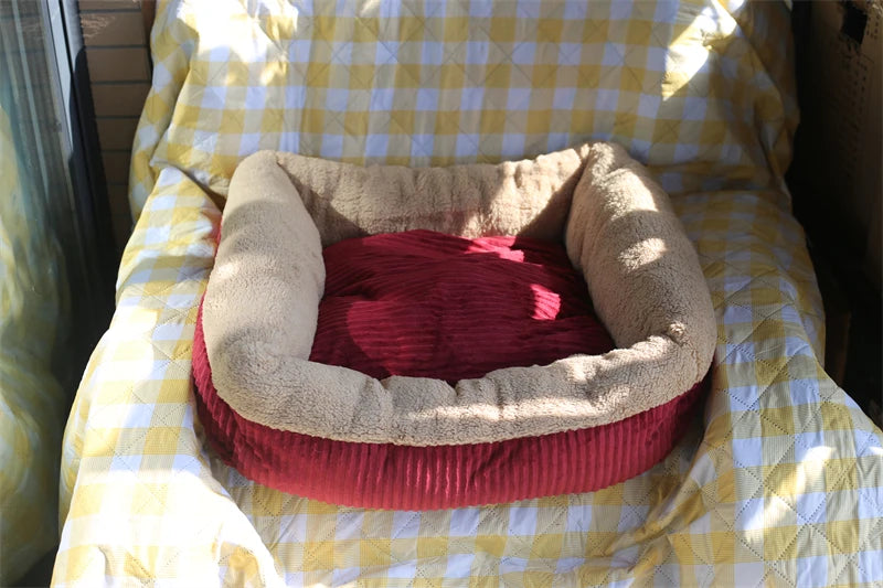 Pet Dog Bed Clearance 2025 Non Use Limited Stock Small Medium York Dog Sleeping Napping Mattress Winter Warm Home