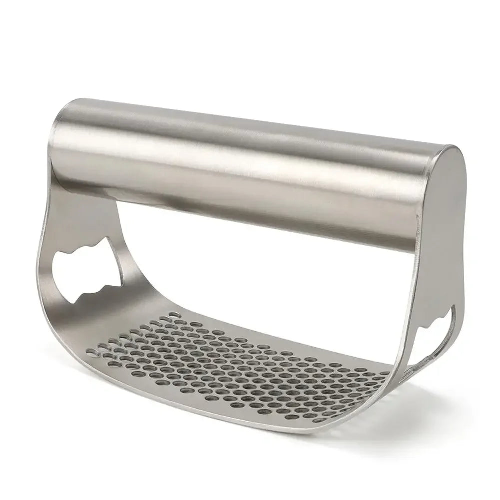 Garlic Press Rocker Garlic Mincer Garlic Crusher With Peeler Comfortable Handle Garlic Chopper For Smash Garlic Kitchen Too J3B1