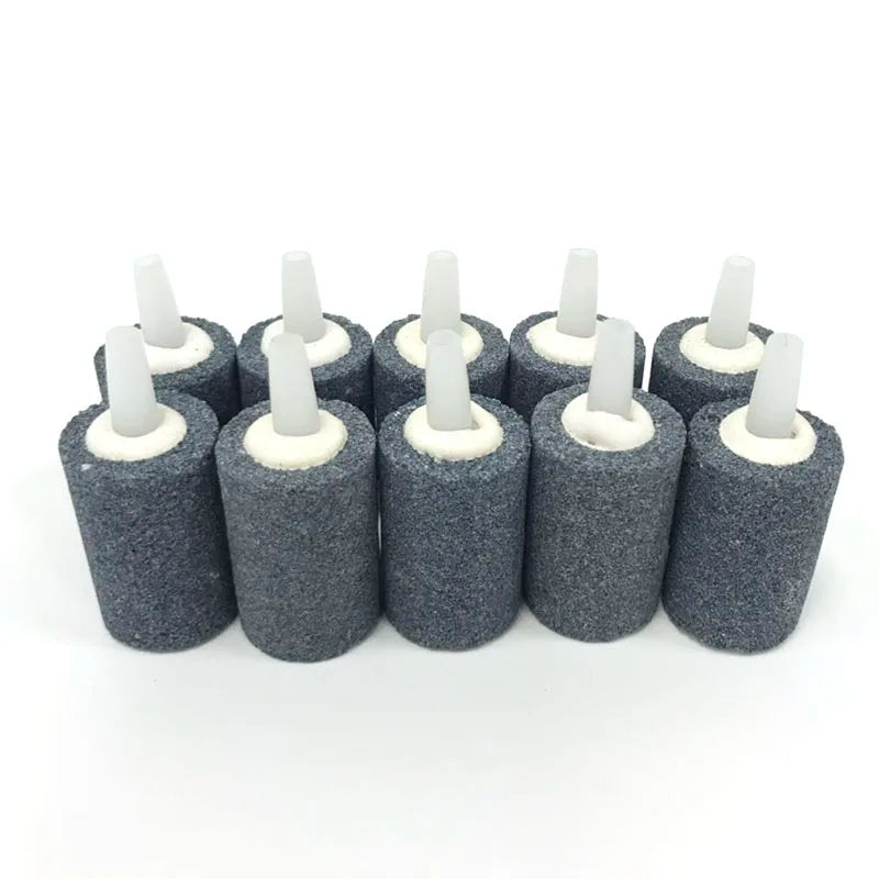 10mmx15mm Mini Aquarium Fish Tank Air Stone Oxygen Aerator Increasing Air Bubble Pond Pump Hydroponic Oxygen Fishing Accessories