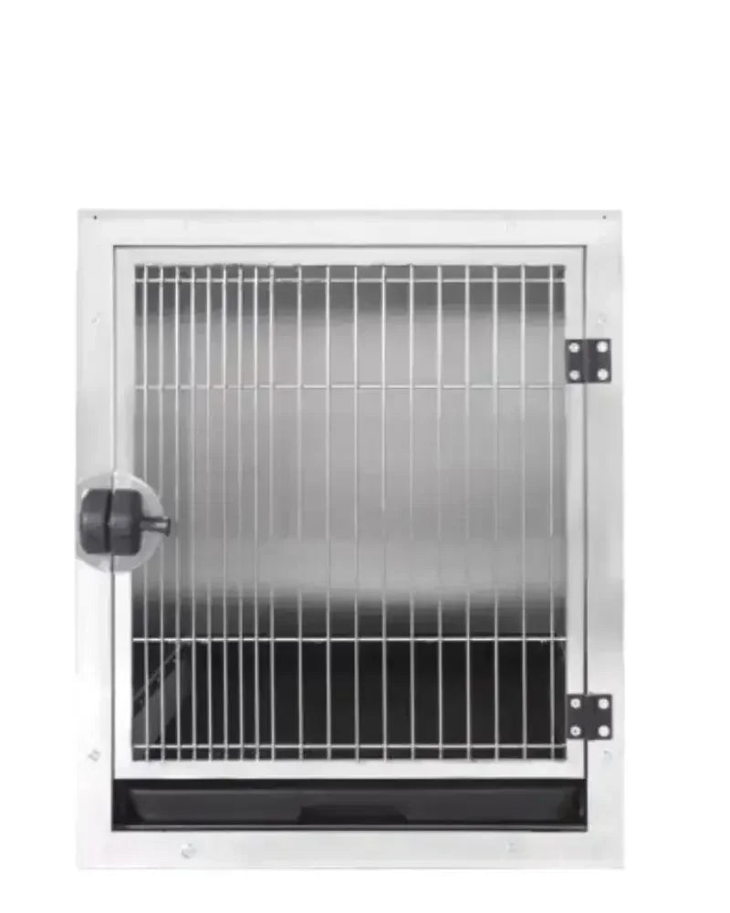 Stainless Steel Pet Cages for Dogs, Cats and Other Animals in Veterinary Hospitals and Clinics Three Sizes To Choose From