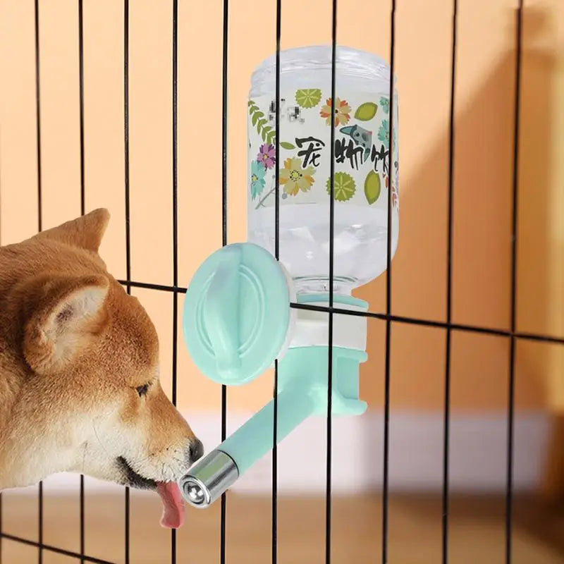 Dog Water Dispenser For Crate Leakproof Top Fill Pet Cage Auto Water Feeder Bottles No Drip Dog Kennel Water Bottle For Pets