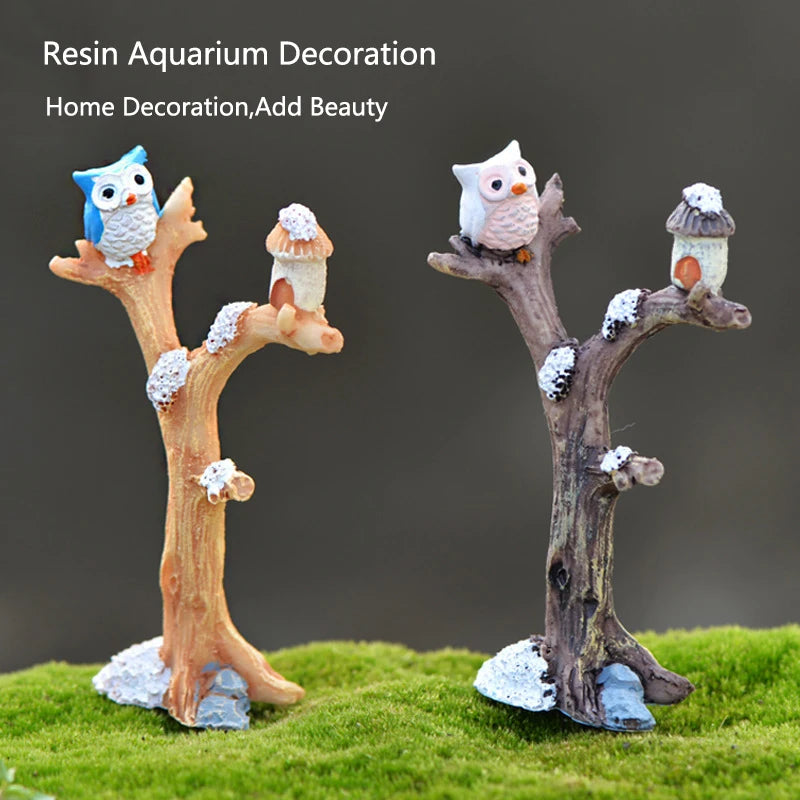 New Resin Simulated Tree Trunk Aquarium Ornaments Decorations Artificial Tree Fork for fish Tank Resin Ornament Fish Tank Decora